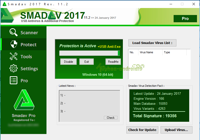 smadav pro 2017 11.6 5 registration name and key