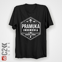 Kaos Pramuka Indonesia Rajin Terampil dan Gembira