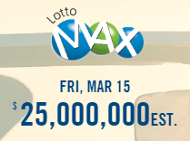 lotto max march 15 2019