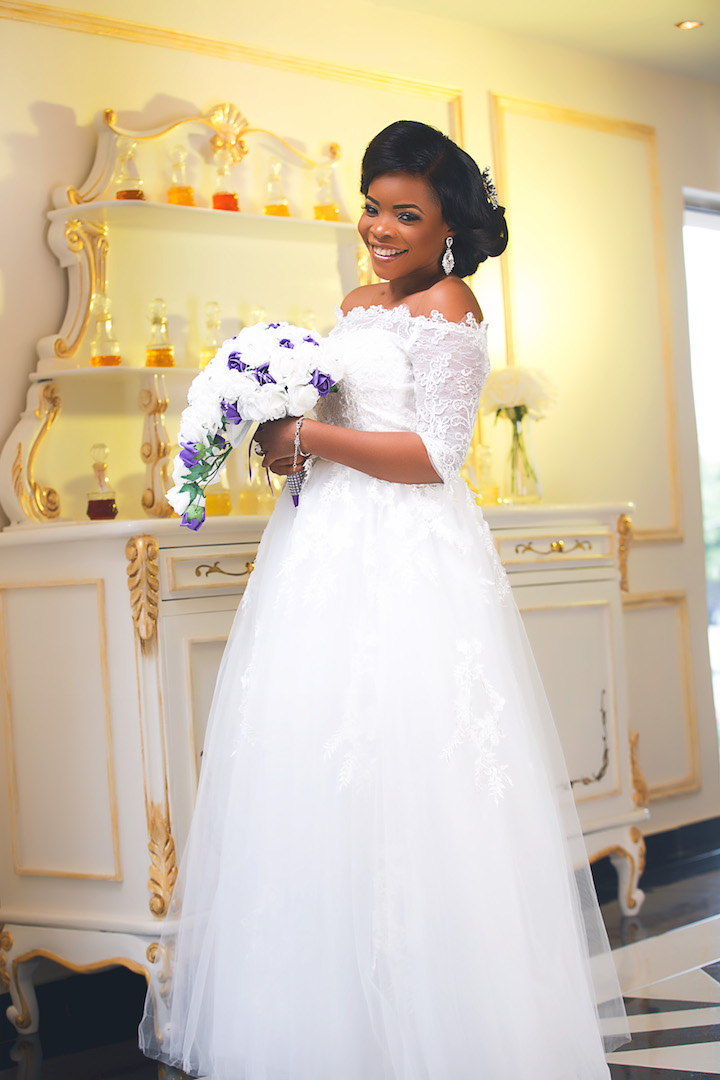 Laura Ikeji Looks Breathtaking As She Models Bridestead Wedding Dresses