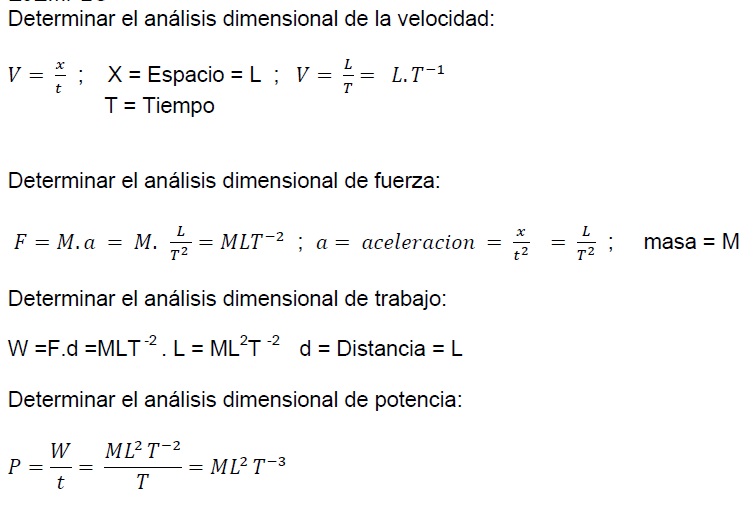 ANALISIS DIMENSIONAL Ejemplo Examen de Admision a la Universidad