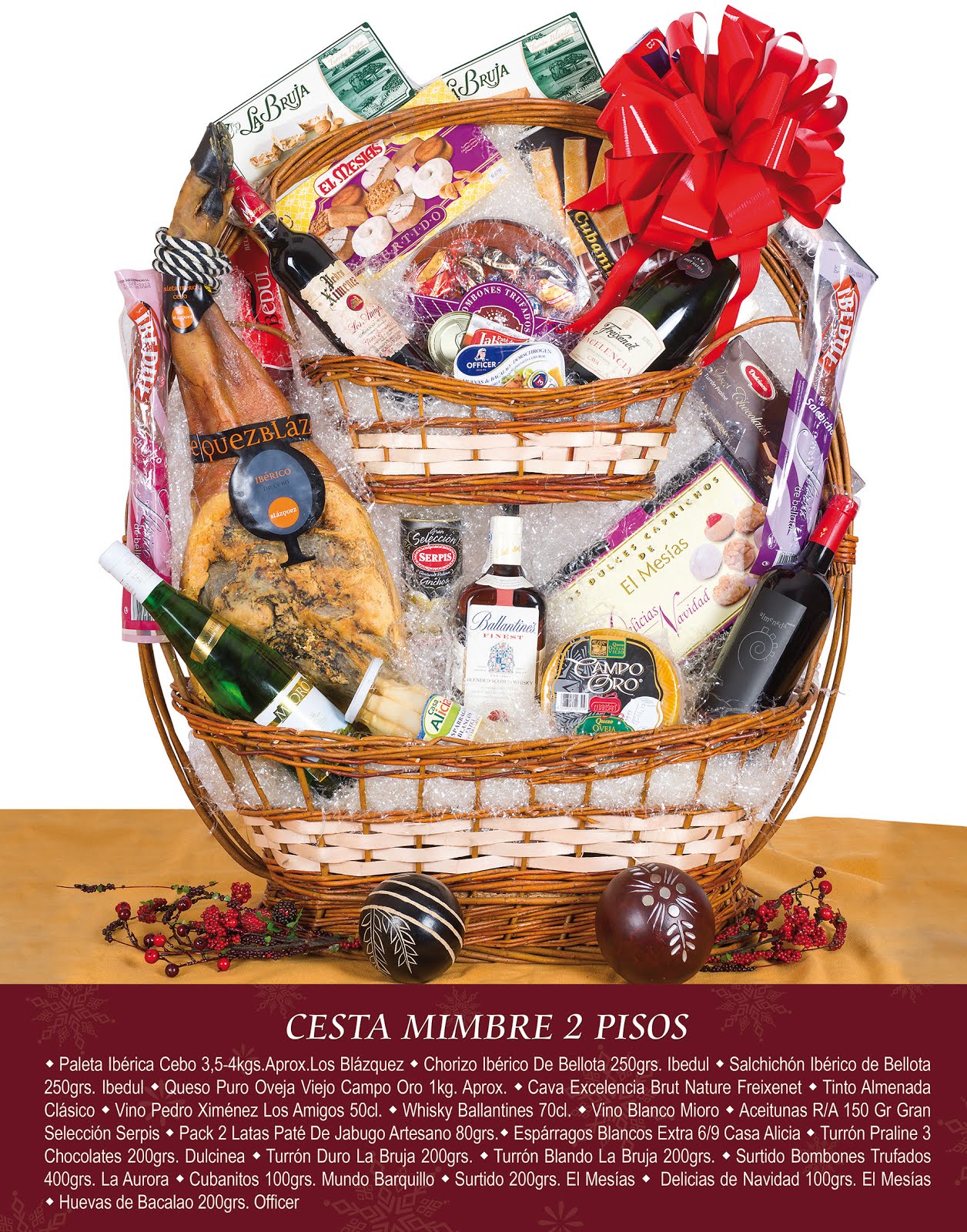 HERMANDAD DE MONTESION SORTEO DOBLE CESTA DE NAVIDAD