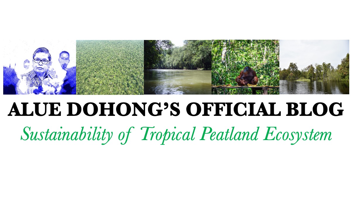 Alue Dohong's Blog (Sustainability of Tropical Peatland Ecosystem)