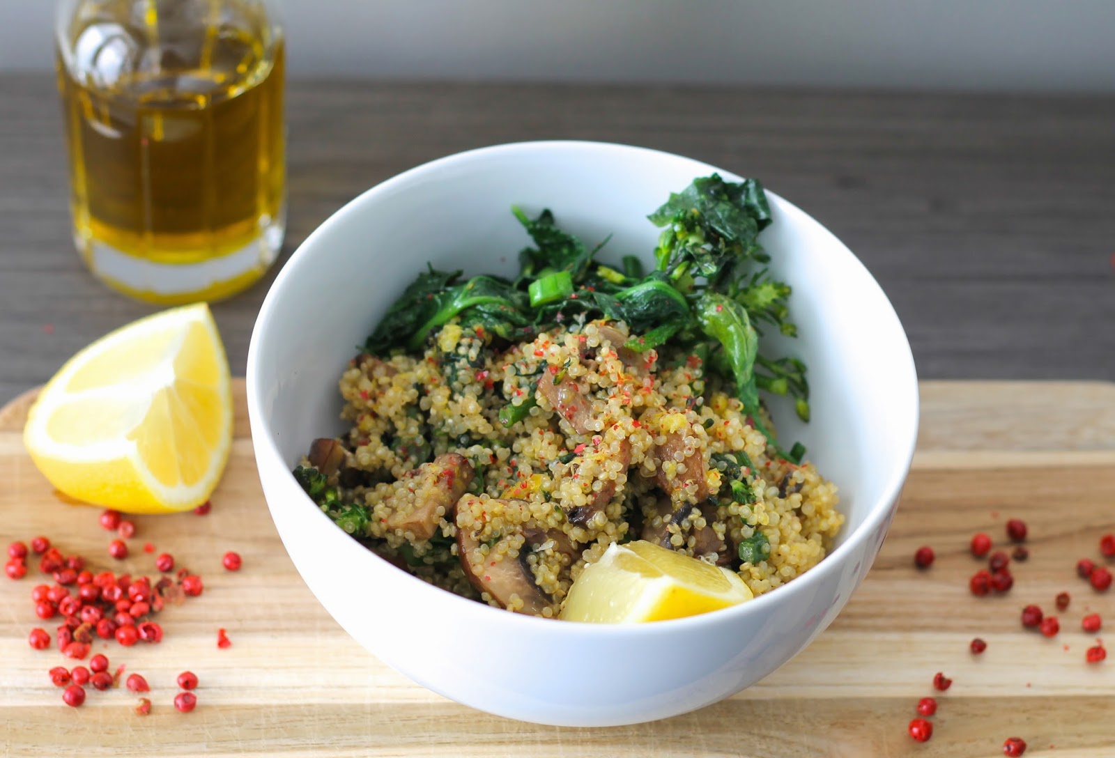 Saffron & Sun Quinoa Bowl with Veggies and Yuzu Vinaigrette