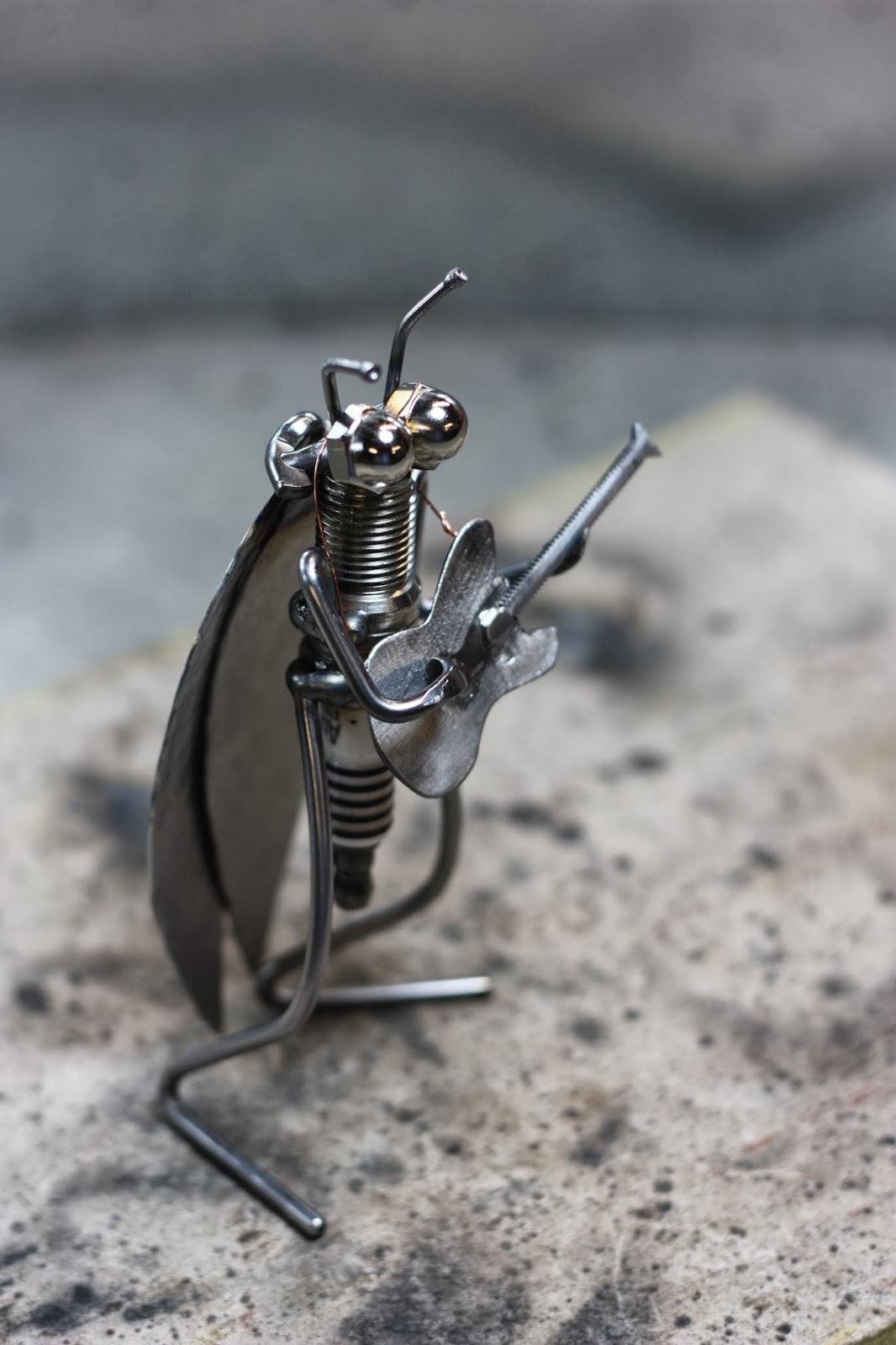 Bad Hammer Metalworks Custom Order Guitar bug