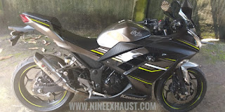 knalpot racing kawasaki ninja 250fi knalpot kawasaki ninja , knalpot original , knalpot racing