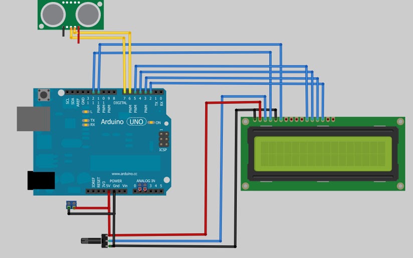 Proteus Arduino Project Sensor Jarak Dengan Lcd I2c P - vrogue.co