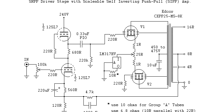 KT88 Tube Power Amplifier Class A Circuit | Super Circuit Diagram