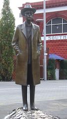 Bela Bartók statue, South Kensington, London