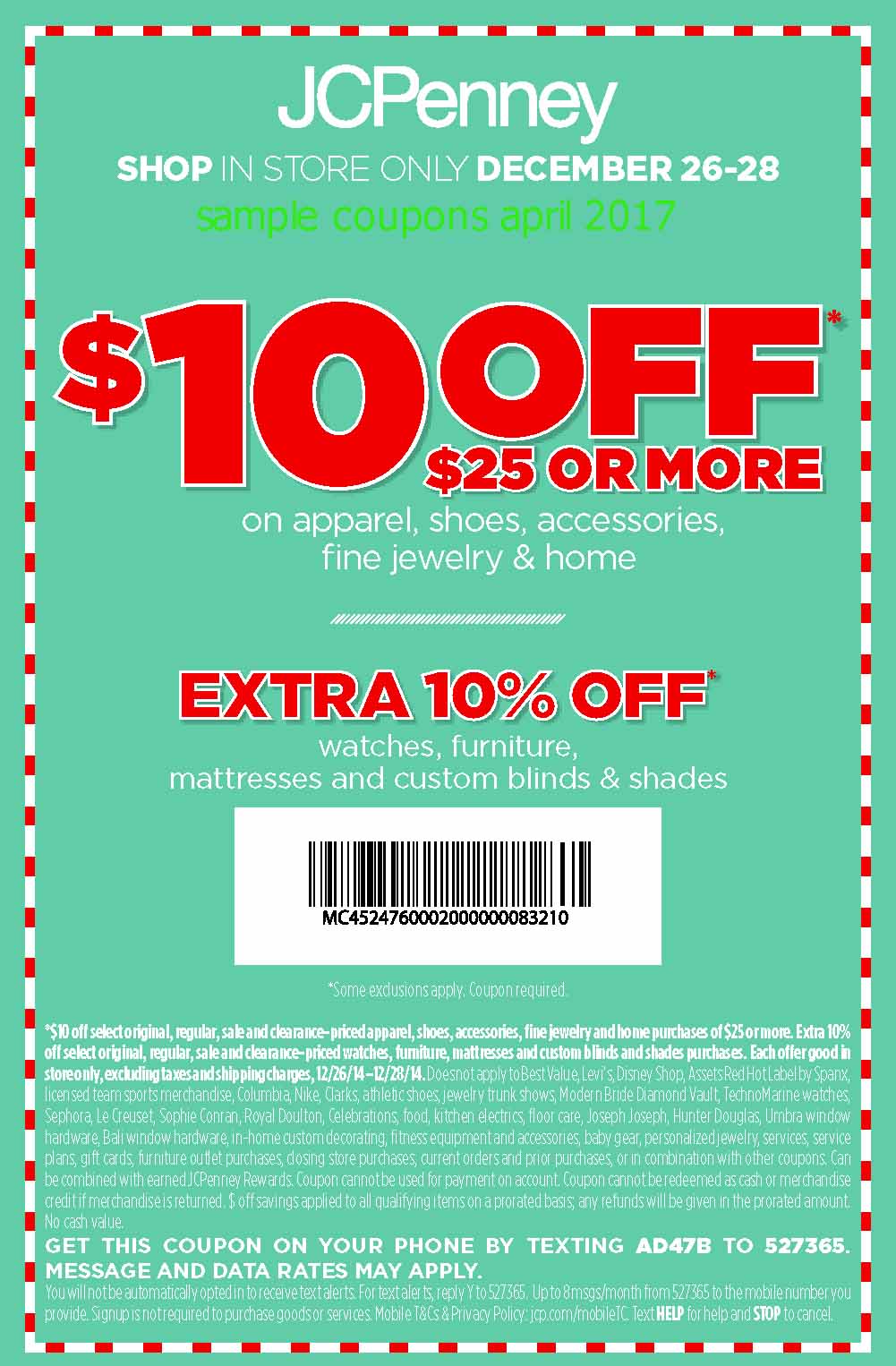 Jcpenney coupon code 2019