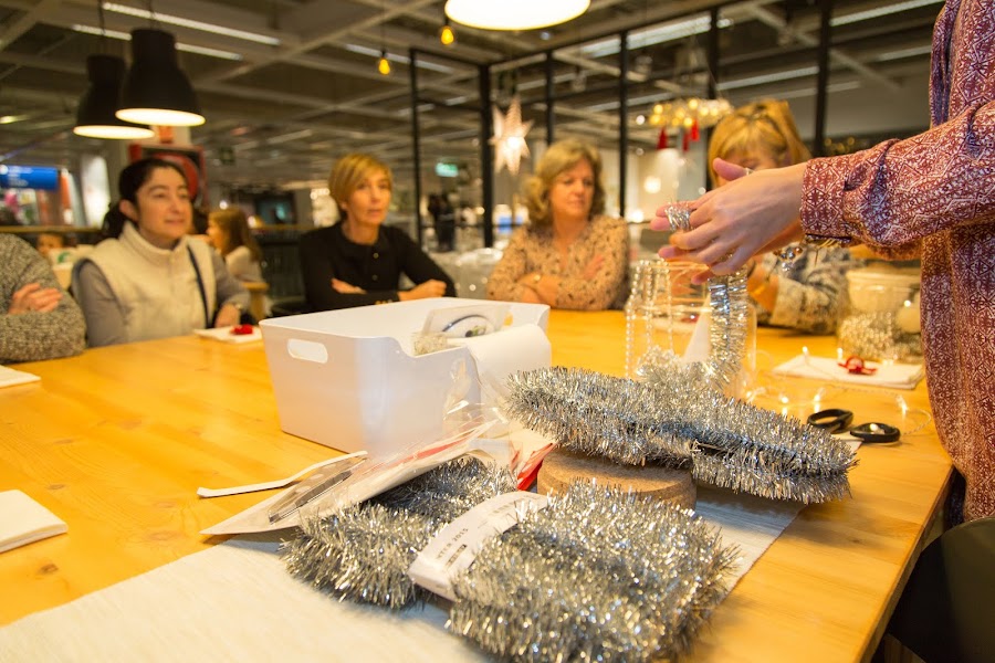 Taller navideño en Ikea