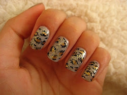 nail nails zebra designs animal acrylic leopard short trend ambers polished holiday tattoos labels pintura