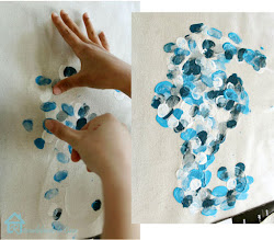 painting pillows thumbprint pillow designs envelope printing diy thumbprinting gift starfish begin seahorse casa prettyhandygirl