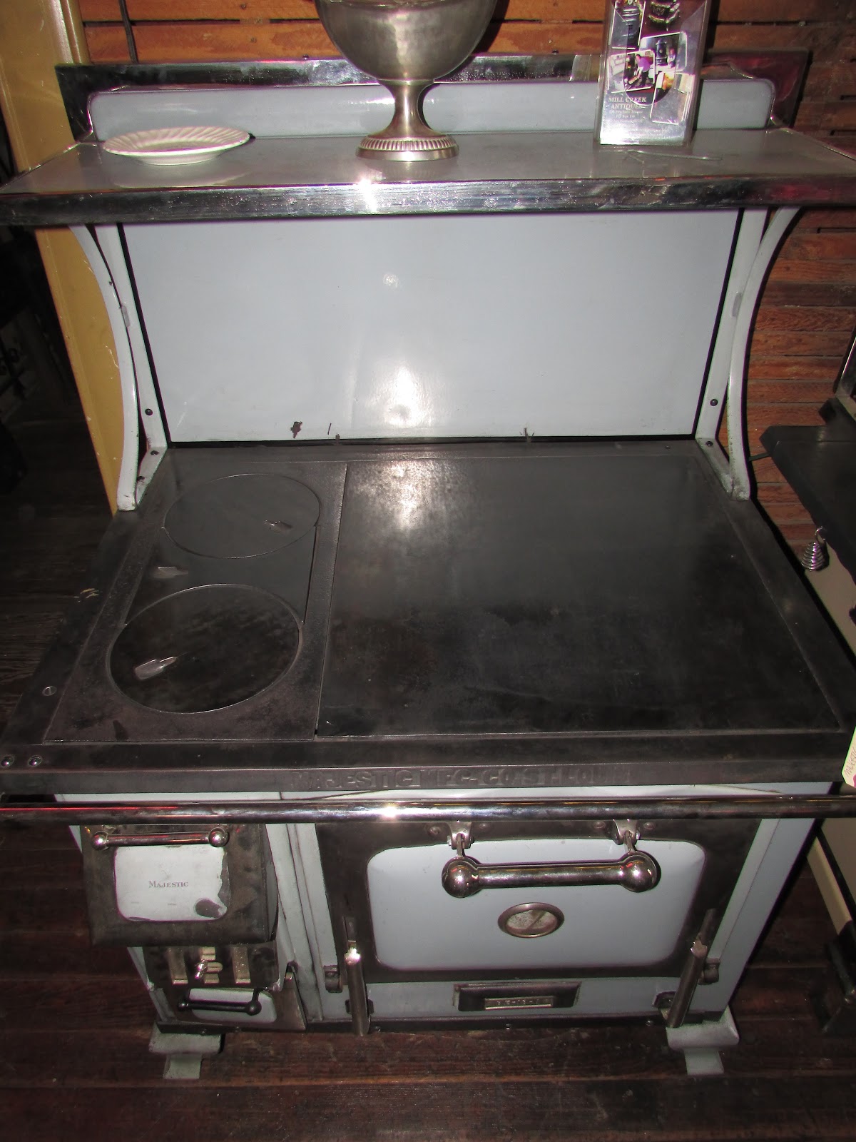 Wood Cookstove Cooking Cookstove Road Trip to Mill Creek Antiques in Paxico, Kansas