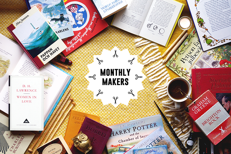 Monthly Makers, tema böcker, november 2017. Foto av Alicia Sivertsson. aliciasivert alicia sivert sivertsson monthly makers böcker tema november 2017 bok inspiration skapa skapande kreativitet blogg bloggutmaning utmaning kreativ skaparutmaning