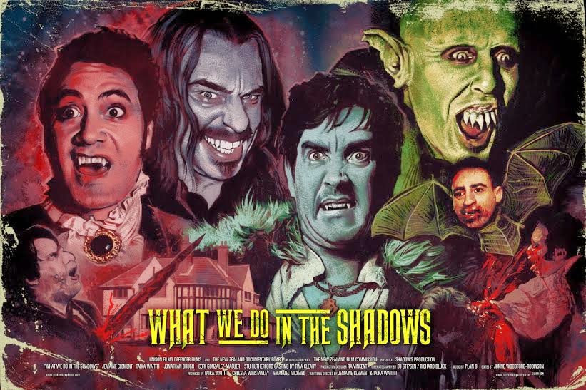 What We Do In The Shadows Screen Print by Graham Humphreys