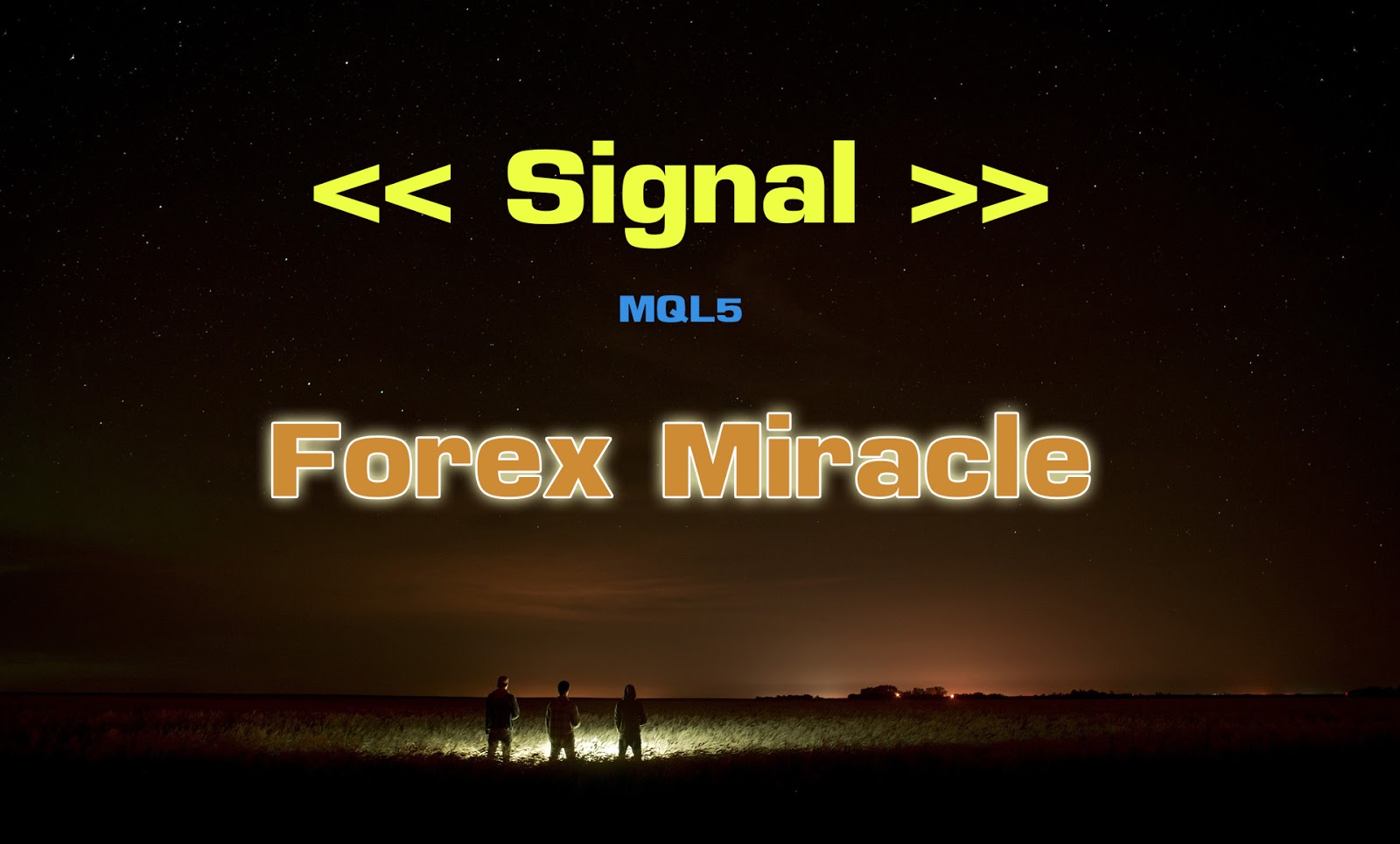 Forex Signal สัญญาณ Copytrade จาก Forex Miracle : Manual Trade