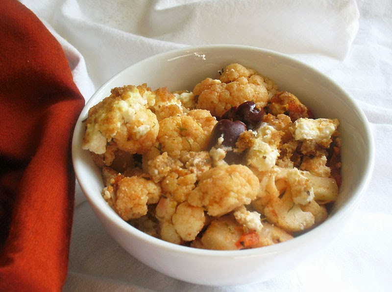 GreekStyle Cauliflower Gratin with Feta and Olives Lisa's Kitchen