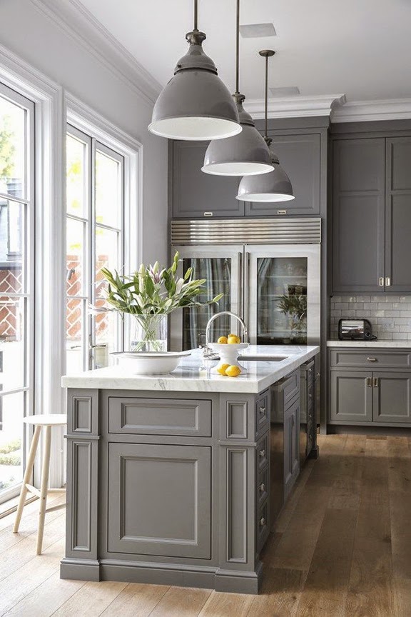 Inspírate: Cocinas GRISES | três studio: BLOG DE DECORACIÓN