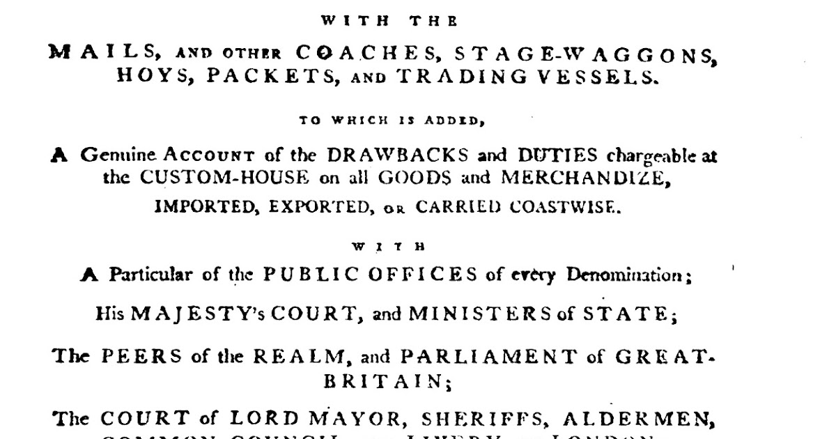 Chorley Commercial & Trade Directories 1793 Universal British