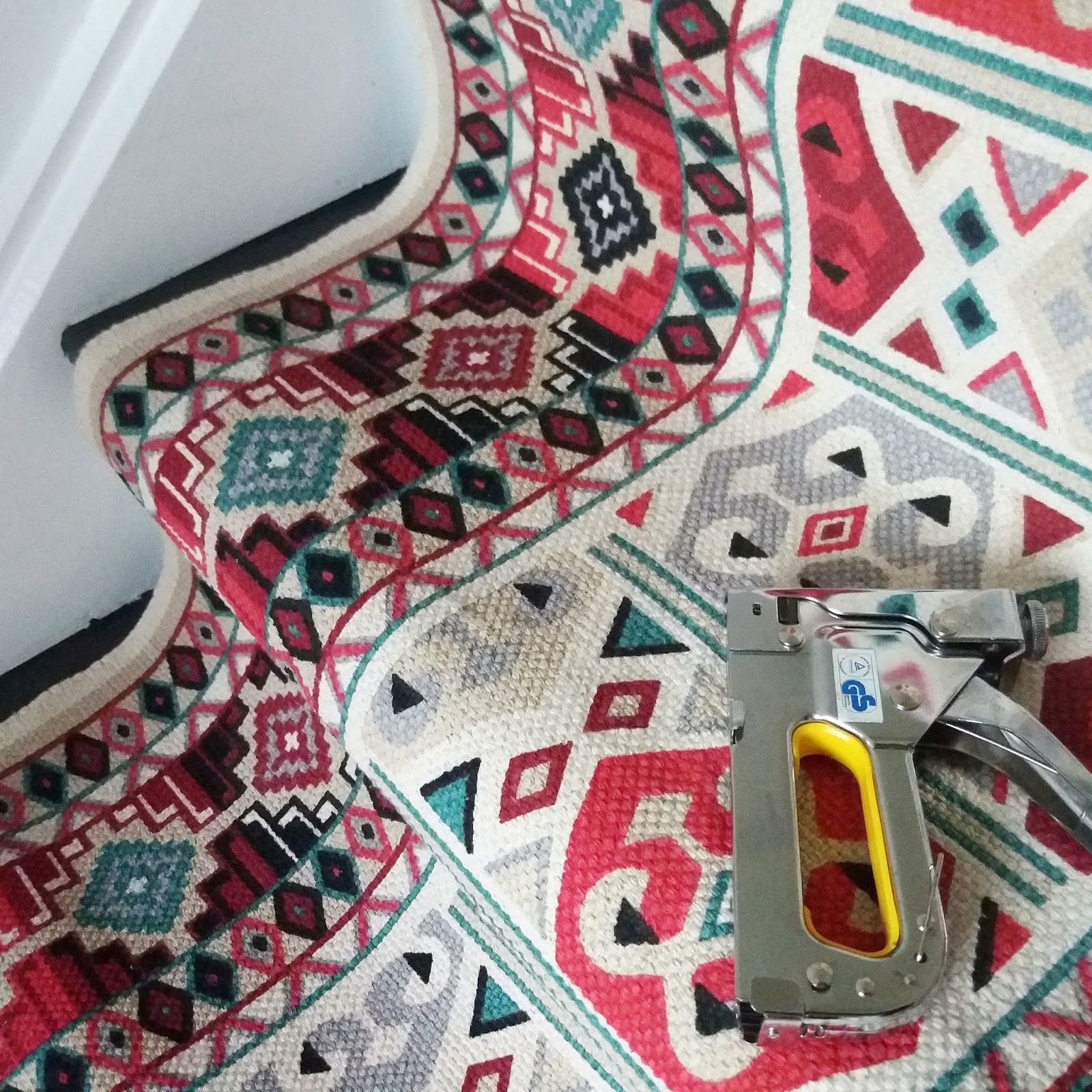 installing a stair runner yourself Make Do and DIY