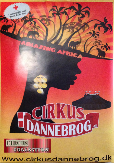 Amazing Africa le slogan sur l'affiche 2012 du Cirkus Dannebrog 