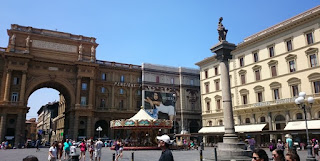 Florencia, Piazza della Repubblica. Florencia, Piazza della Repubblica.