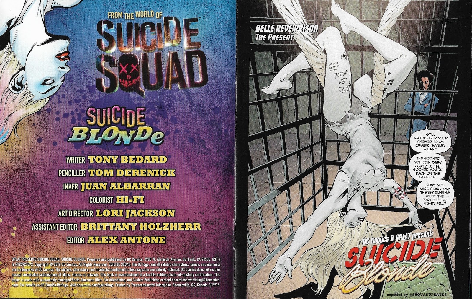 Suicide Squad Updates Suicide Blonde