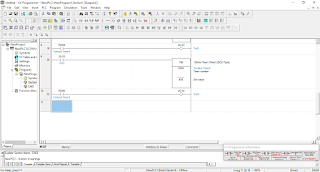 Tutorial PLC, TIMER Runing LED