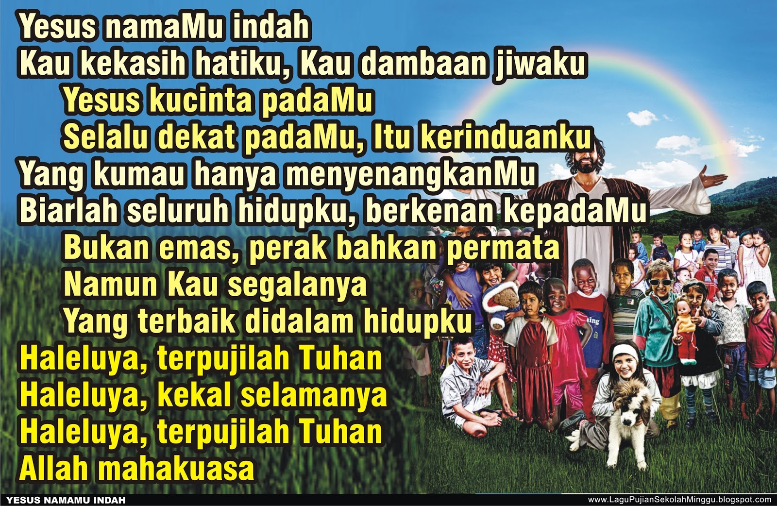 Lirik Lagu Pujian Rohani Kristen Sekolah Minggu Gereja Tuhan Yesus Yesus Namamu Indah Temukan lagu terbaru favoritmu hanya di lagu 123 stafaband planetlagu. lirik lagu pujian rohani kristen