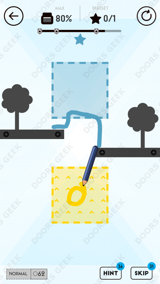 Draw Here Level 62 Doors Geek