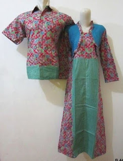 Long Dress Couple Motif 2 Warna Long Dress Couple Motif 2 Warna
