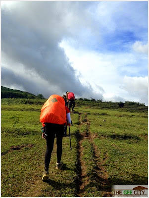 Ivane going to Mapot Campsite