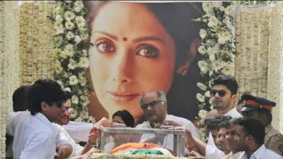 श्रीदेवी श्रीदेवी की अंतिम यात्रा
