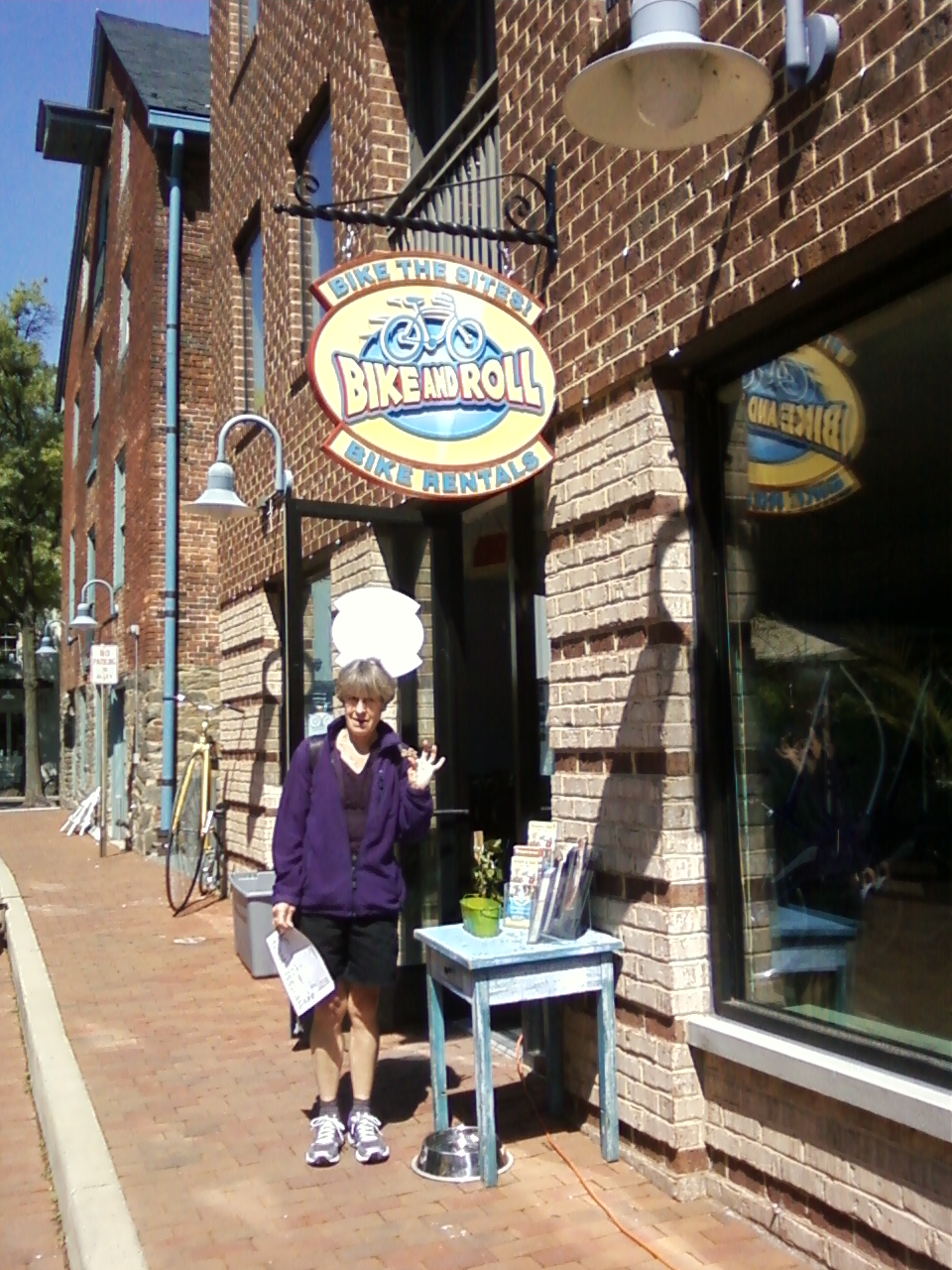 Over 60 hiking Dan and Hannah Bike the Potomac River Trail to