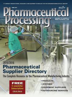 Pharmaceutical Processing 2015-05 - June 2015 | ISSN 1049-9156 | TRUE PDF | Mensile | Professionisti | Farmacia | Tecnologia | Ricerca | Distribuzione
Pharmaceutical Processing is the only pharmaceutical publication focused on delivering practical application information with comprehensive updates on trends, techniques, services, and new technologies that are available in the industry. Spanning from development through the commercial manufacturing process, our editorial delivery assists 25,000 industry professionals in their day-to-day job functions, and in-turn, helps their companies bring new drugs to market faster, with greater efficiency and the highest quality.