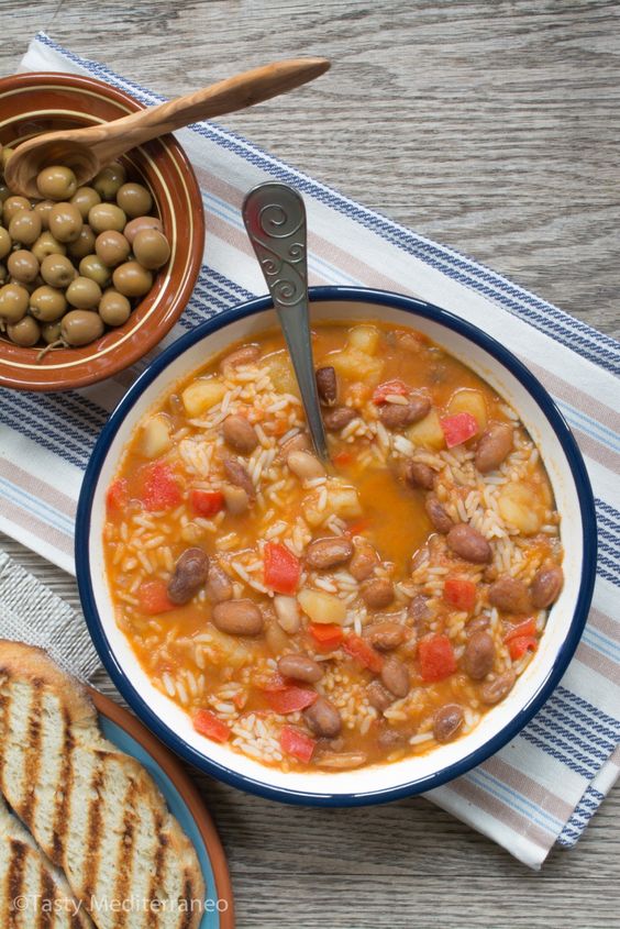 Pinto bean & rice soup The Country Chic Cottage