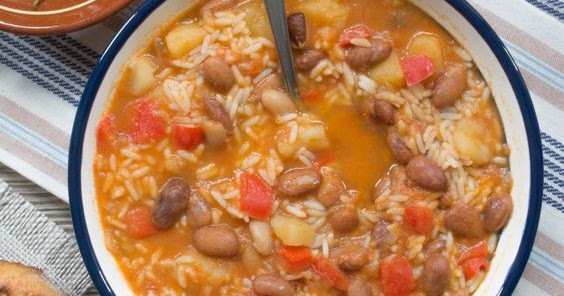 Pinto bean & rice soup - The Country Chic Cottage