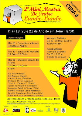 Cartaz Mostra em Joinville - SC