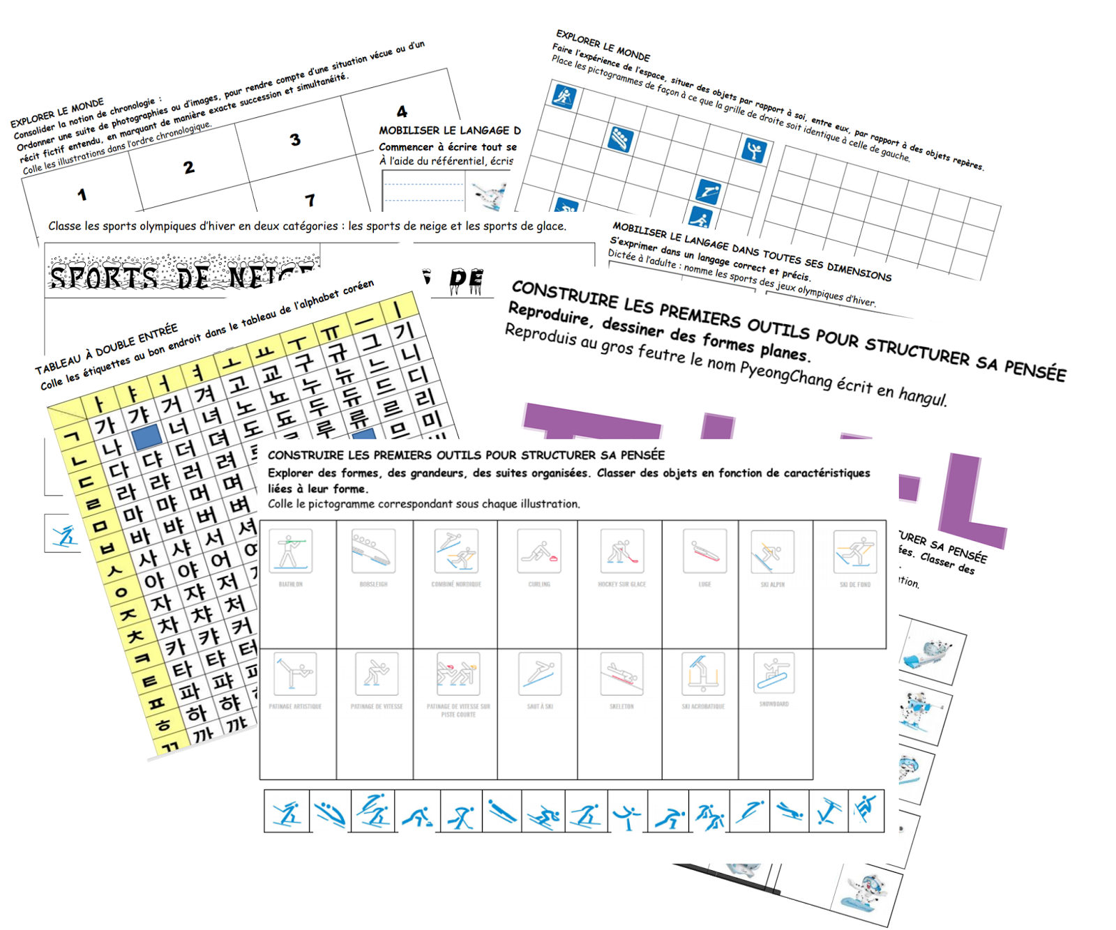 Les Jeux Olympiques en Maternelle
