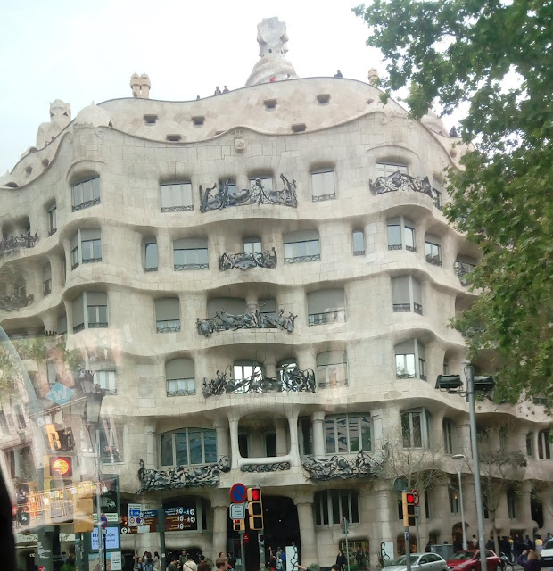 La Casa Mila de Gaudi à Barcelone