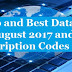 Cheap and Best Data Bundle For August 2017 and Their Subscription Codes