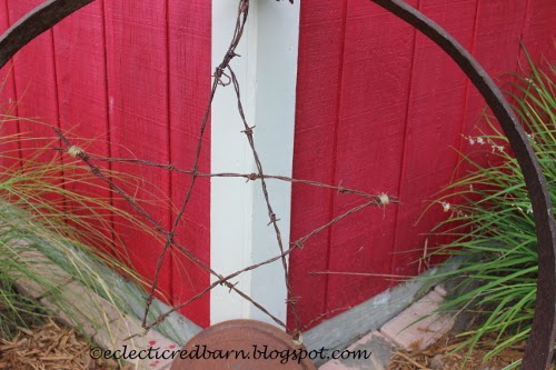 Barbed wire star