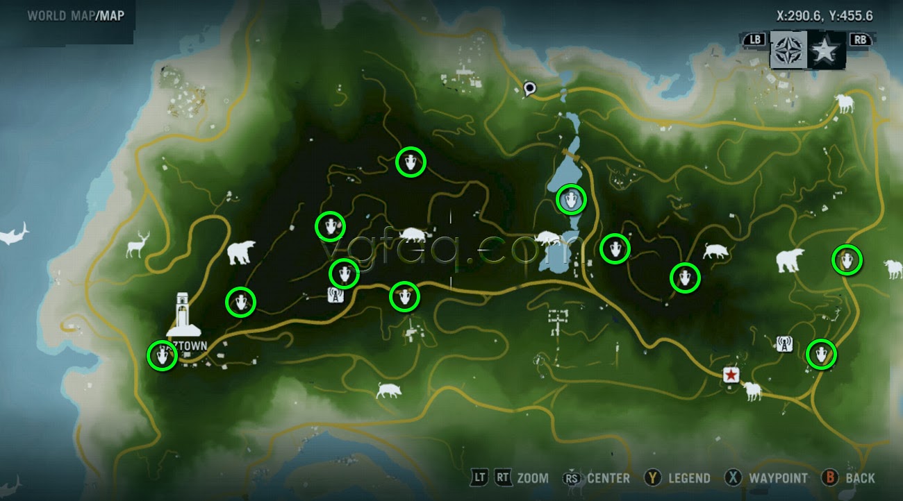 Карта всех реликвий far cry 3