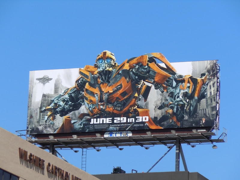 Bumblebee Transformers 3 movie billboard