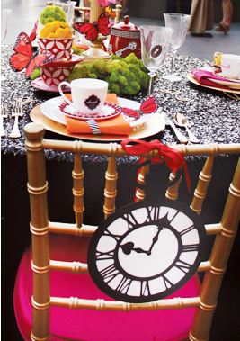 Diy Chair Decorations For Alice In Wonderland Themed Parties