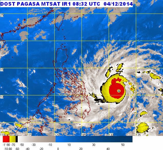 PAGASA releases Typhoon Ruby Weather Update (December 4, 2014)
