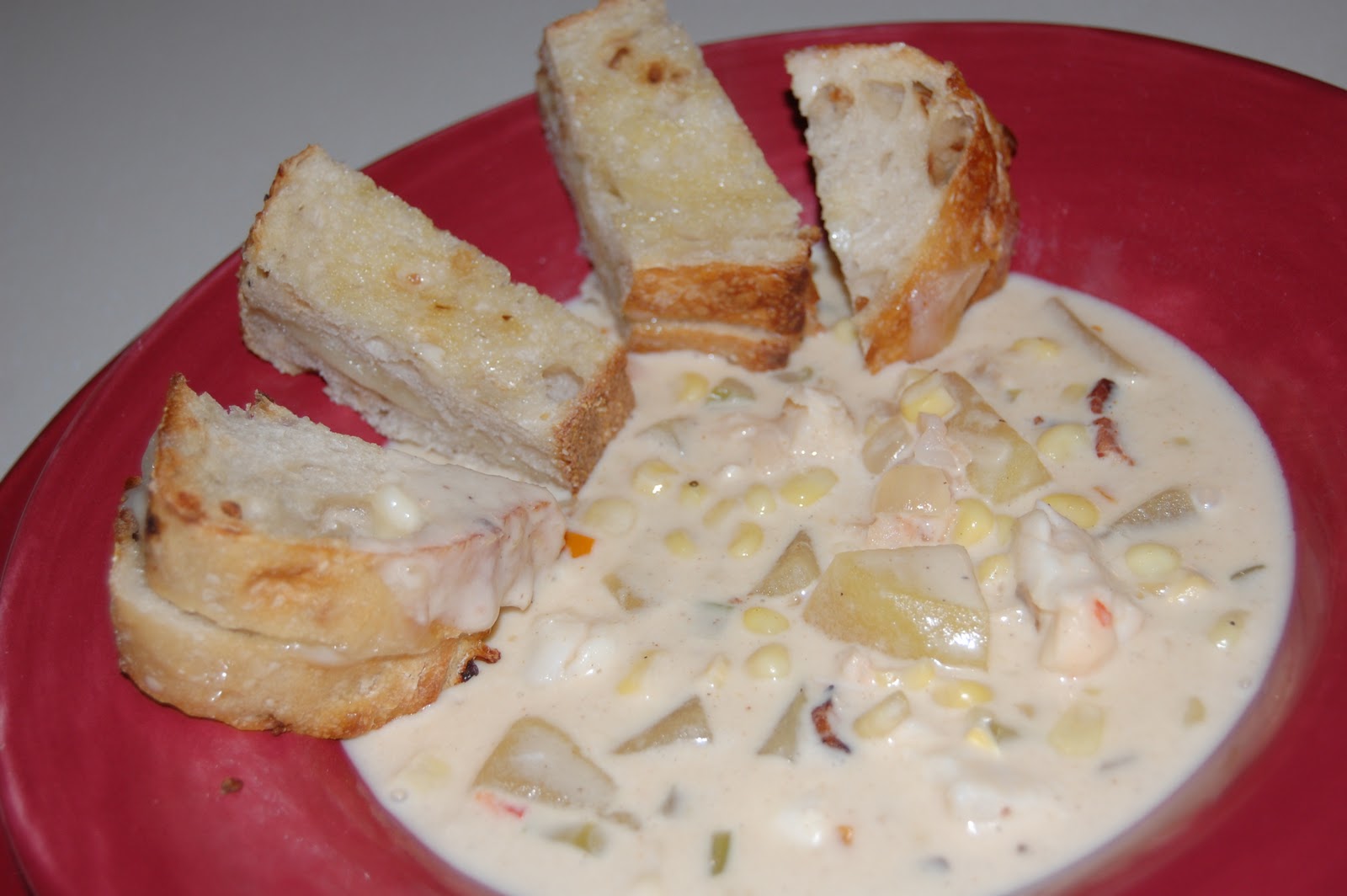 Old Perth Amboy's Family Recipes Lobster and Corn Chowder Bill