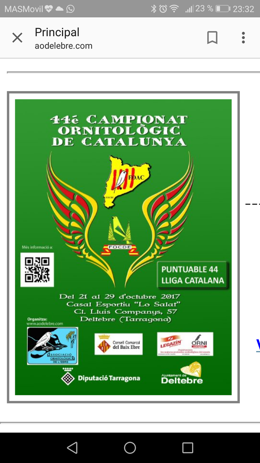 44 Campeonato ornit. Catalunya
