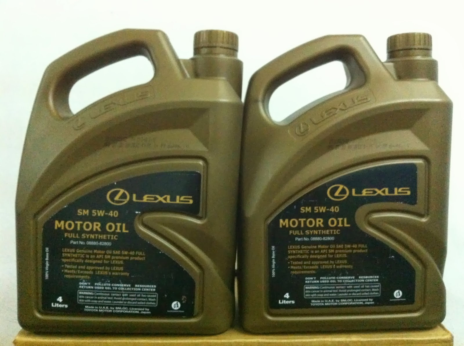 E3 RACING: LEXUS Fully Synthetic Engine Oil 5W-40